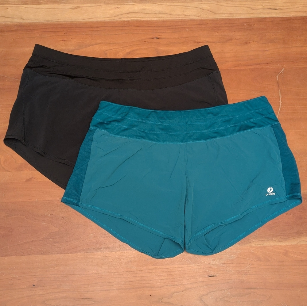 Bundle of 2 Oiselle Roga Shorts Size 8